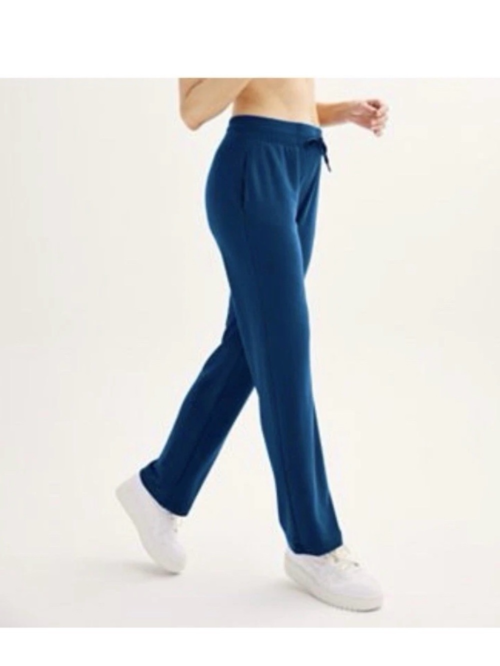 Womens XXL 2XL Tek Gear French Terry Open Hem Pants NWT Blue Crayon
Stretch Soft